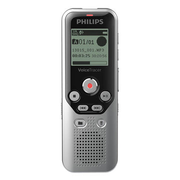 Philips® Digital Voice Tracer 1250 Recorder, 8 Gb, Black-silver freeshipping - TVN Wholesale